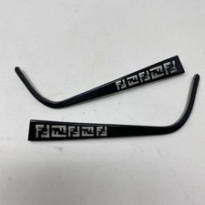 FENDI F664 042 140mm BLACK CLEAR TEMPLE ARM PARTS 162P