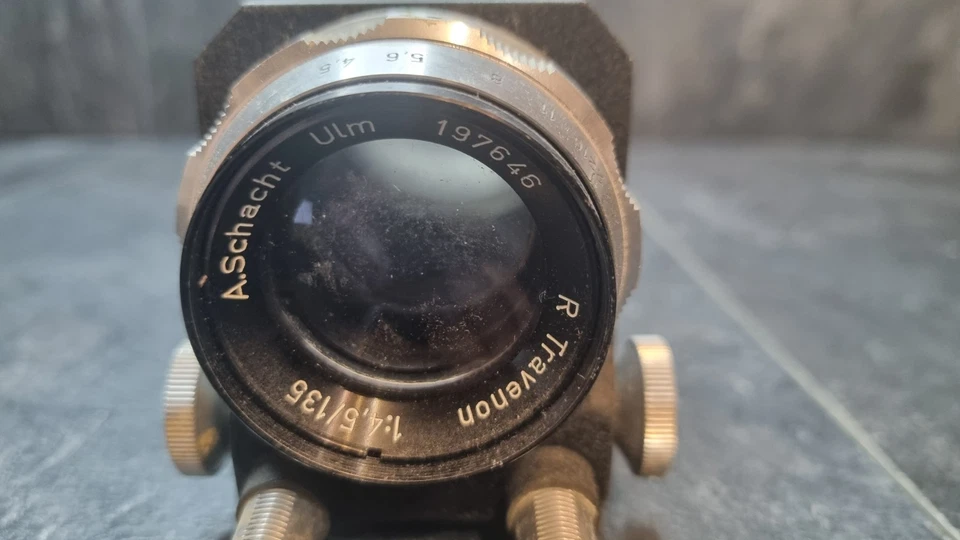 A. Schacht R Travenon 135mm f/4.5 Lens on Novoflex Focusing Rail - Image 4 of 4