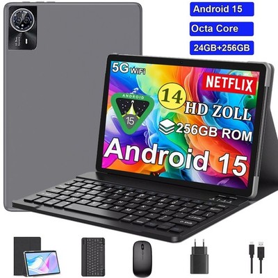 2025 Neueste Tablet 14 Zoll Android16 Tablet 24GB RAM 256GB ROM 5G WiFi Dual LTE
