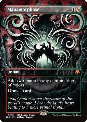 2026 Magic: The Gathering: SPG - Manamorphose Borderless (#142, M, Near Mint)