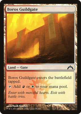 Boros Guildgate #239 (LP) Gatecrash GTC Magic MTG