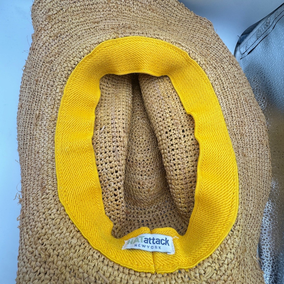 Hat Attack Sun Hat Millie Continental Beach Day Raffia Straw Floppy Wide Brim Millie Continental – Hat Attack New York main image 3