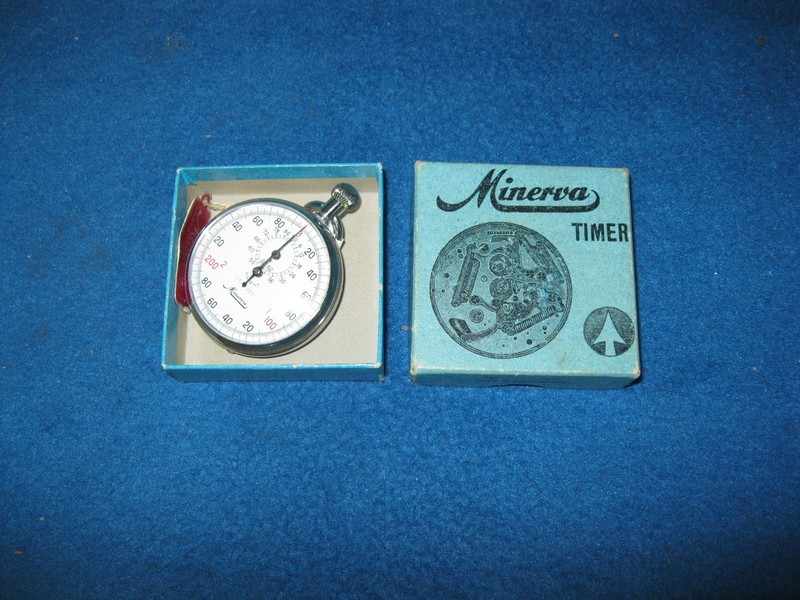 Swiss made Minerva timer in original box