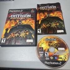 Batman: Rise of Sin Tzu (Sony PlayStation 2 PS2, 2003) Authentic, Complete Game