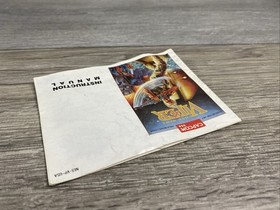 Nintendo Nes Vintage Code Name Viper Instruction Manual Only  Capcom