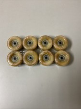 Angels Skates Replacement Wheels w Bearings, Set Of 8, Tortoise Shell