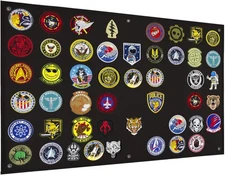 Tactical Patch Display Holder Panel Board for Board, Black - Medium 