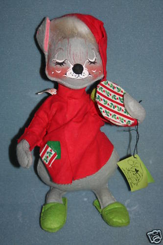 Annalee 13" Holiday Mouse Doll NWT 1965 - Picture 1 of 1