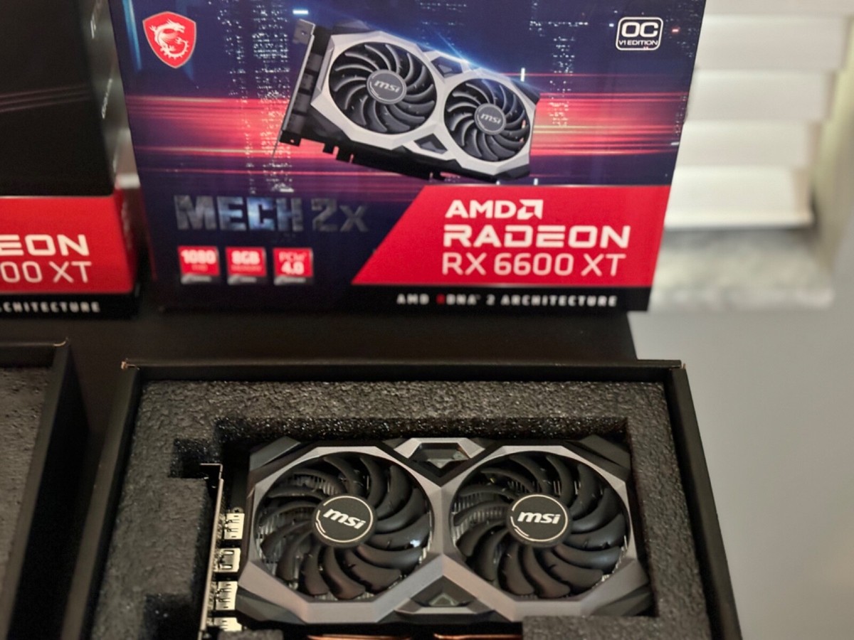 MSI Radeon RX 6600 XT Gaming X 8G AMD 8GB GDDR6 Graphics Card I