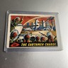 Original Mars Attacks 1962 Card #49 THE EARTHMEN CHARGE Topp