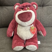 Disney Store Authentic LOTSO BEAR 15" Strawberry Scented Plush Toy Story 3