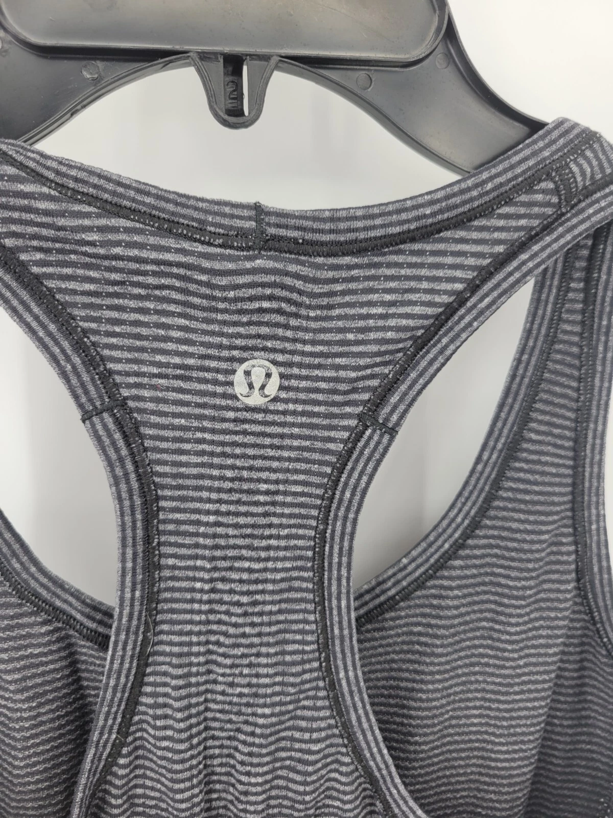 lululemon activewear stripe racerback athletic shirt