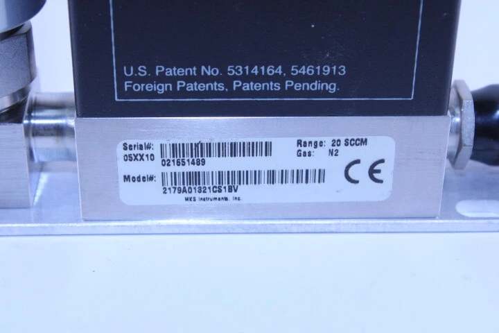 mks Mass Flow Controller 2179A01821CS1BV 20 SCCM incl SWAGELOK 6LVV-DP6901-C - Image 4 of 4