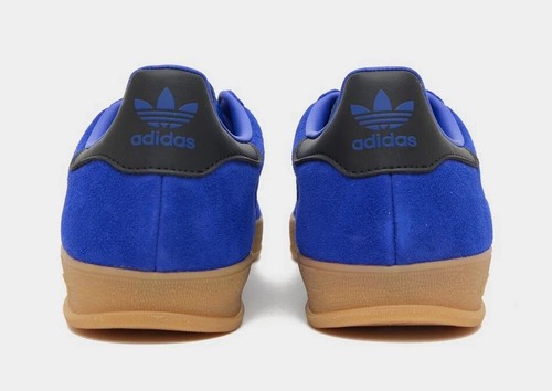 Adidas Men's Gazelle Indoor Trainers in Lucid Blue Shoes - Picture 5 of 7