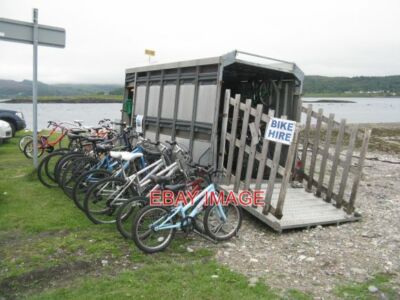 PHOTO  BIKE HIRE ON LISMORE AT THE PASSENGER FERRY ARRIVAL POINT AT THE POINT OV