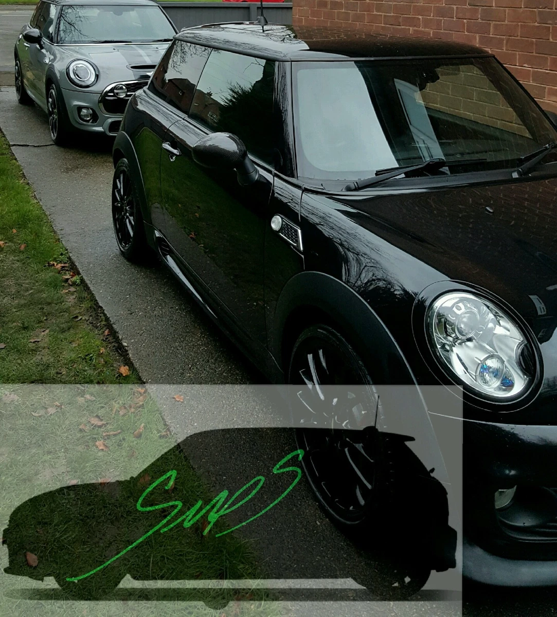 Mini Black Out De-Chrome Premium Beltline Kit R56 Gloss Black Belt line  Cooper S