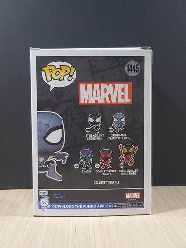 Funko Pop! #1445 Marvel: Spider-Man (Fear Itself Suit) (Glows) + Protector - Picture 3 of 6