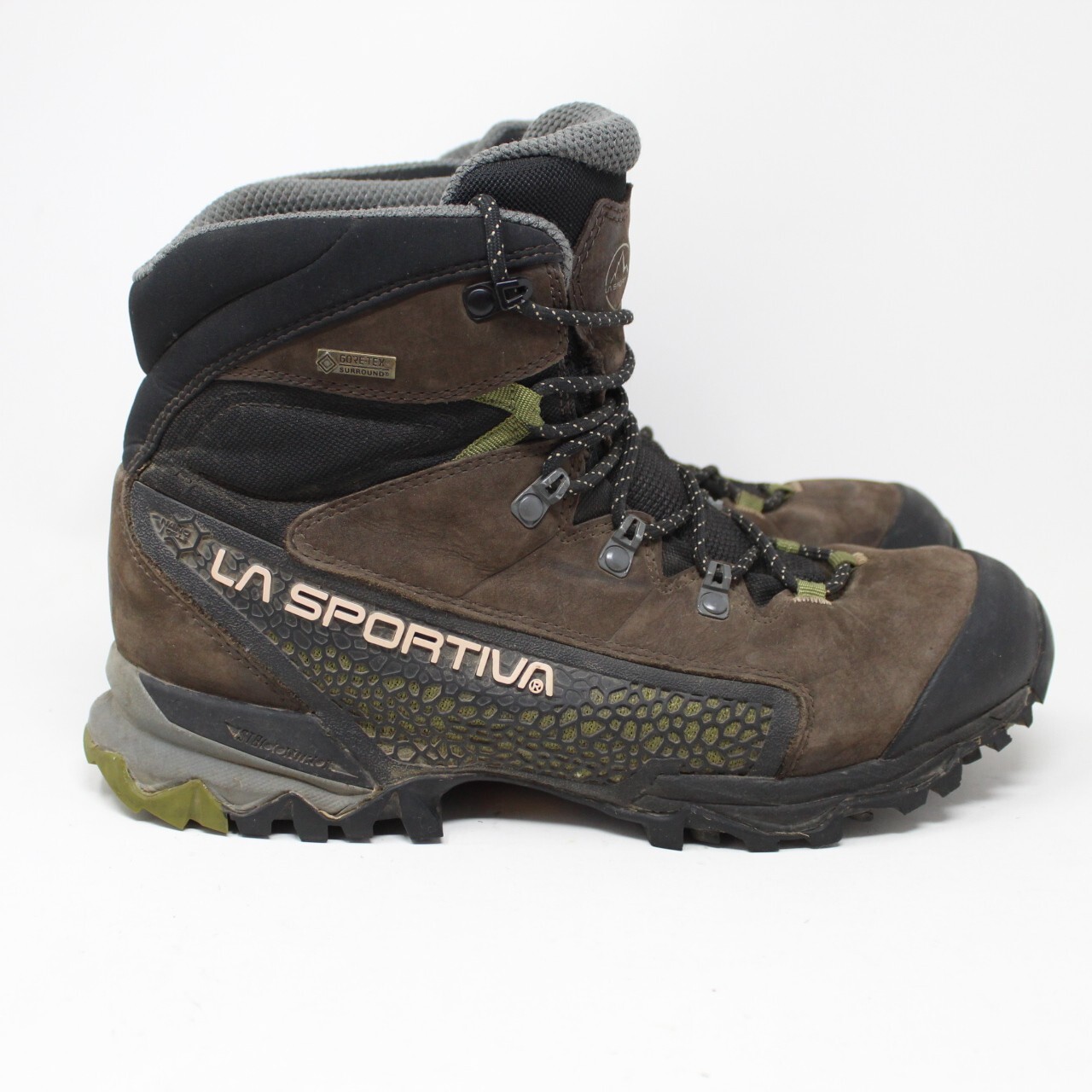 Botas La Sportiva Nucleo Gore-Tex Para Hombres 8 1/2 Marrón Alto GTX Senderismo Aire Libre Zapatos