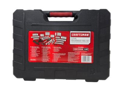 Craftsman 117-Piece Mechanics Tool Set Alloy Steel 933117 Metric/Inch - w/ Case