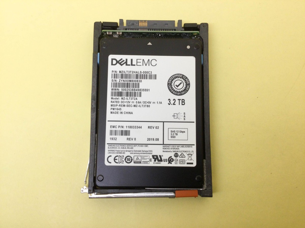 005052580 EMC Unity 3.2TB SAS 12Gb/s 2.5