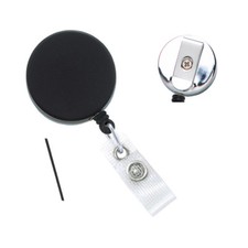 Heavy Duty Metal Retractable Badge Reel w/ Nylon Cord  Belt Clip Specialist ID