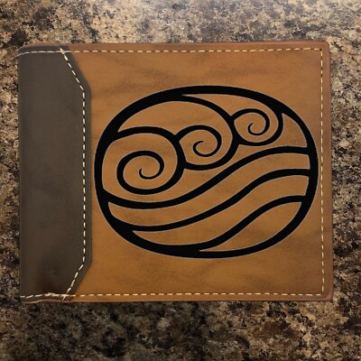 Water Element - Avatar Leather Wallet Bifold Premium Quality NEW