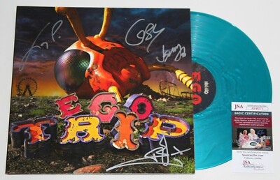 PAPA ROACH BAND SIGNED EGO TRIP LP VINYL RECORD ALBUM AUTOGRAPHED