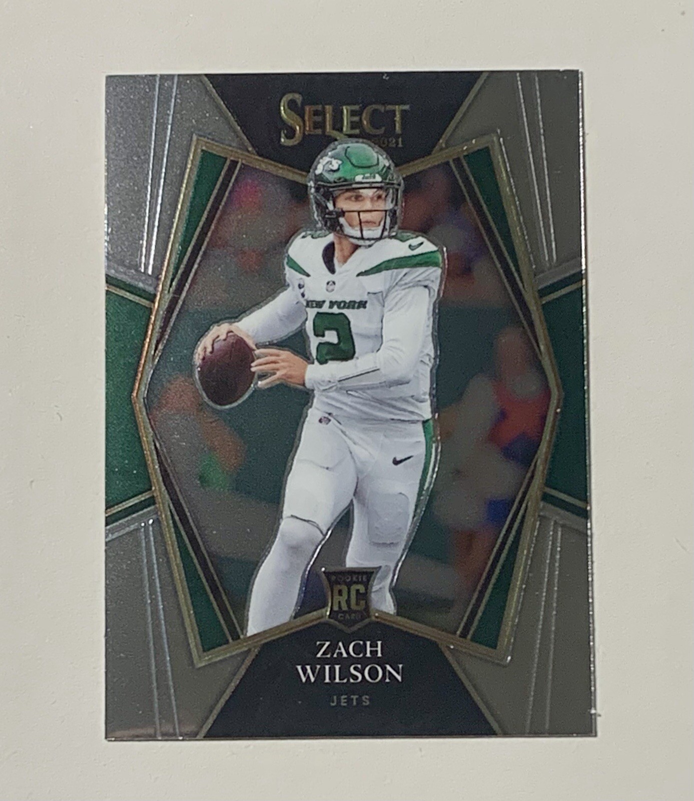 2021 Panini Select Zach Wilson Premier Level RC #144 New York Jets