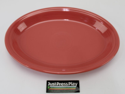 Fiestaware Flamingo Pink Serving Platter 13.5'' x 9.5'' Pre-Owned