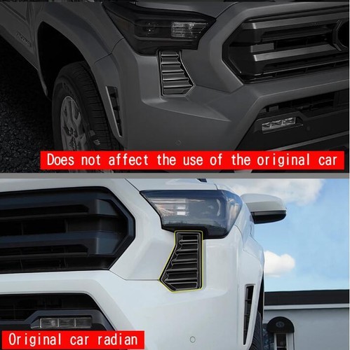 For Toyota Tacoma 2024-2025 Gloss Black Front Side Grille Air Intake ...