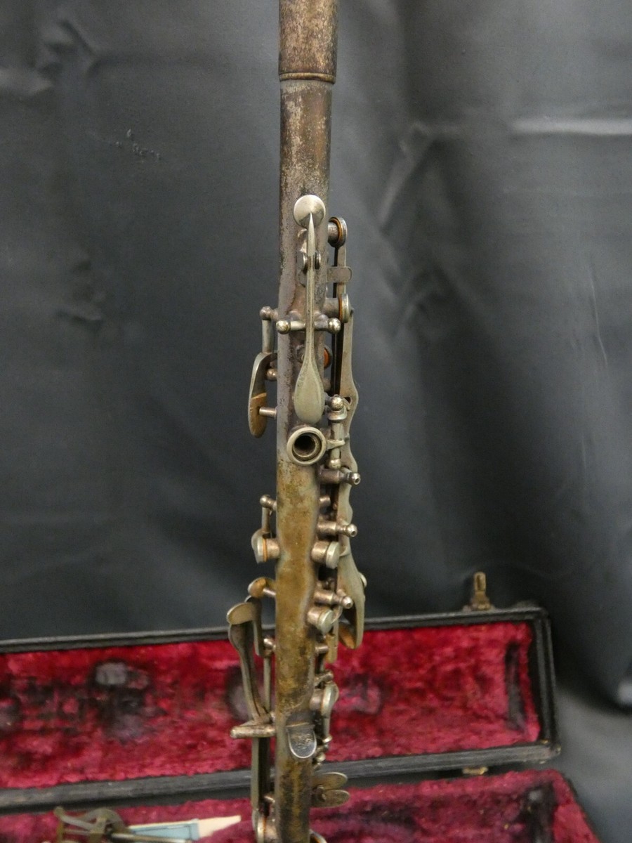 【ビンテージ品】キャバリエ　メタルクラリネット VINTAGE ELKHART INDIANA CAVALIER METAL CLARINET | eBay