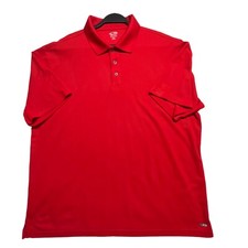 Champion Golf Shirt Mens XL Red Duo Dry Polo Pullover Short Sleeve Rugby Sports