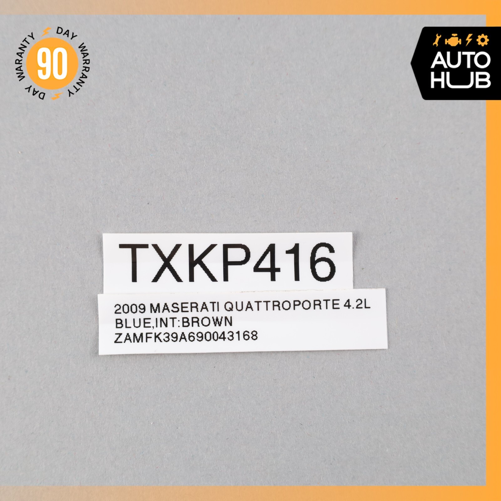 03-13 Maserati Quattroporte M139 Rear Left Side Door Panel Trim Panel OEM 72k