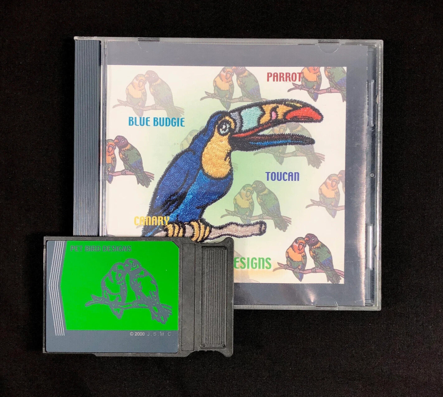 Designs Card  For Janome Elna & Kenmore Embroidery Machines