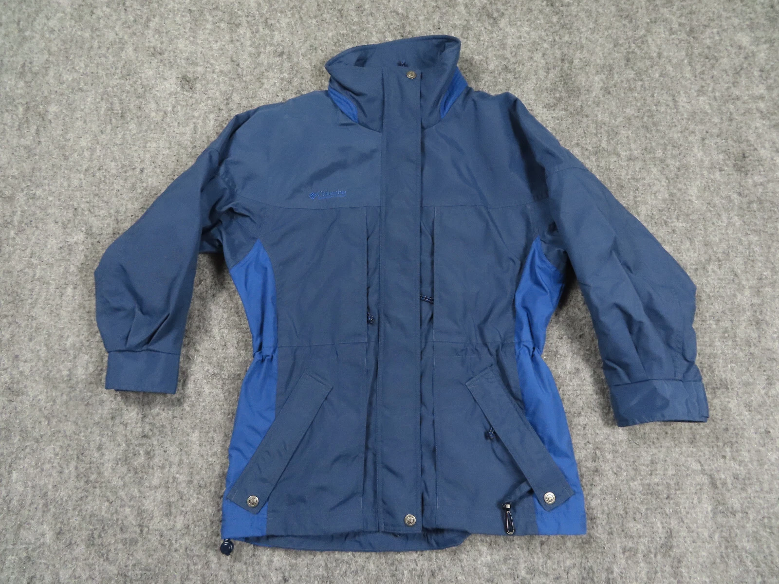 Columbia Jacket Womens S Blue Interchange 3-in-1 Fleece Coat Ski Snow Winter