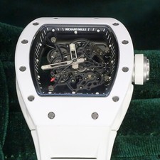 Richard Mille “Bubba Watson” 49.90mm White Ceramic MINT COMPLETE SET RM 055 12