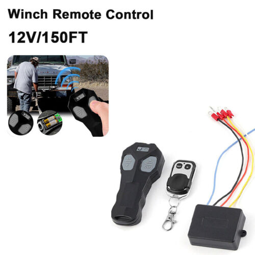 Wireless Winch Remote Control Kit for Jeep Truck ATV SUV 12V Switch Handsset - Picture 3 of 14