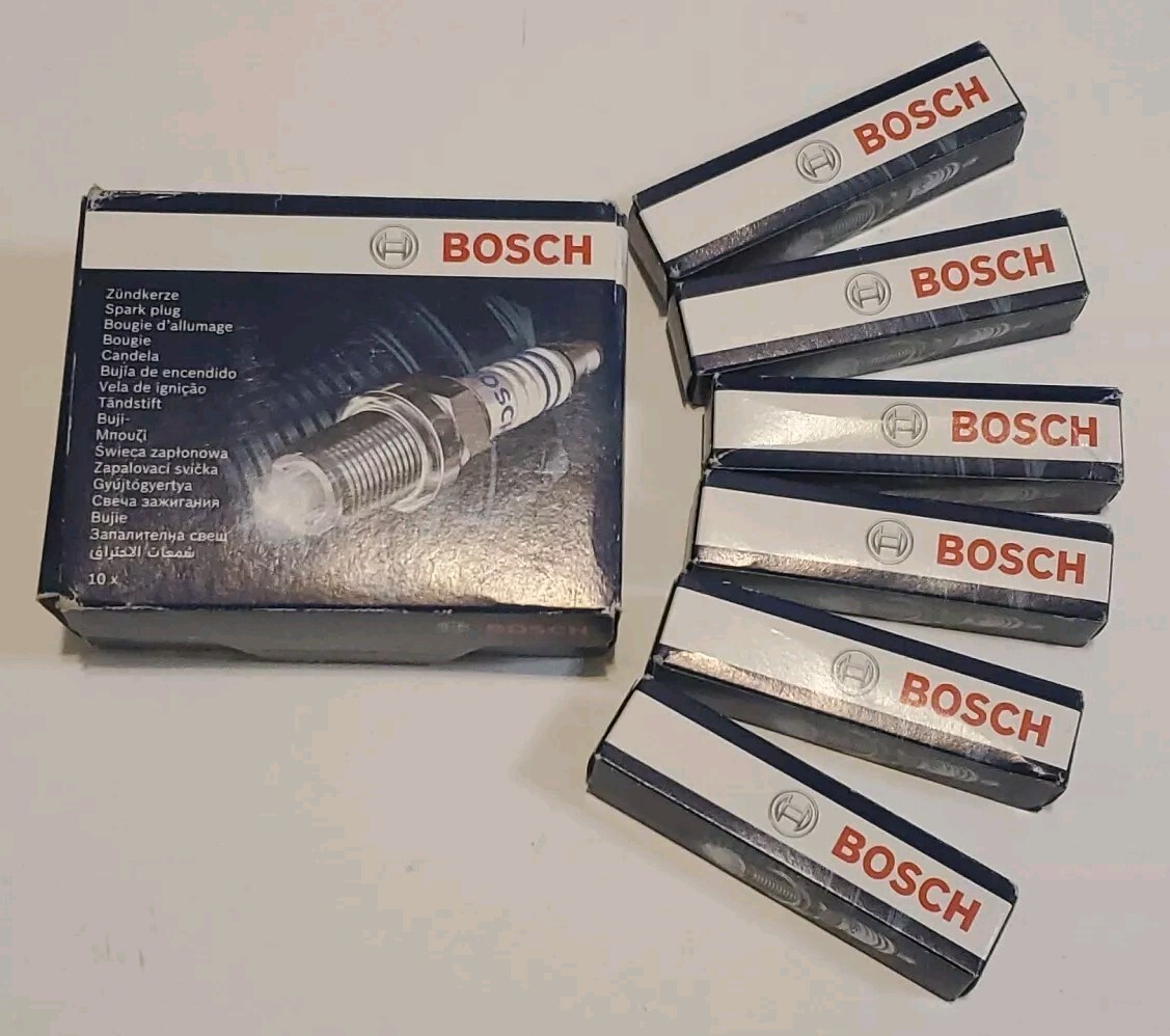 Set of Six 6 Genuine Platinum Bosch Made in Germany Spark Plugs HR7MPP302X 6766