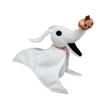 DISNEY NIGHTMARE BEFORE CHRISTMAS ZERO GHOST DOG STUFFED ANIMAL PLUSH PUMPKIN