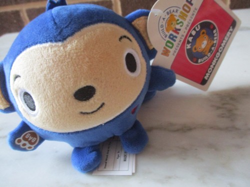 Build A Bear Kabu Monkgomery Monkey Mini Plush 4" Ball Shape Slow Foam Squeeze - Picture 2 of 4