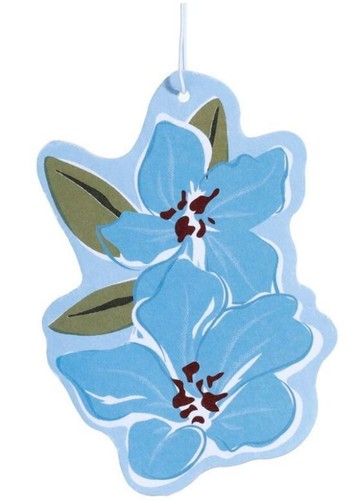 Flower Shaped Azalea Florens Rhododendron Scented Hanging Car Air Freshener - Picture 4 of 15