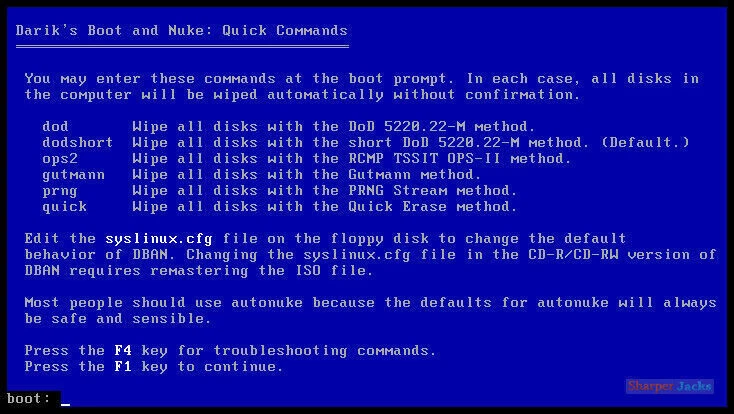 NEW & Fast Ship! Darik's Boot & Nuke Hard Drive Eraser / Remover / Delete - USB - Image 4 of 4