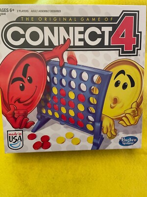 Hasbro The Original Game of Connect 4  Ages 6 & up 2 Players New Factory Sealed