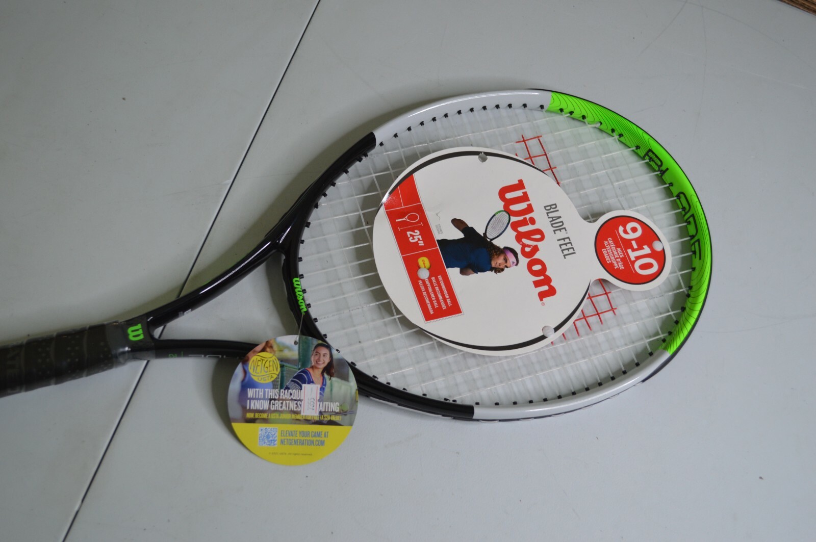 Wilson Blade Feel 25" Youth Tennis Racquet 3-7/8