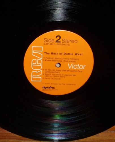 THE BEST OF DOTTIE WEST-1972 1st RCA LSP-4811-NEAR MINT Country LP in Shrinkwrap - Picture 5 of 5