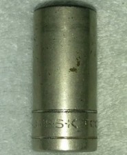 SK PROFESSIONAL TOOLS 3/8" DRIVE semi Deep Socket 9/16" 6 Point SAE 40418