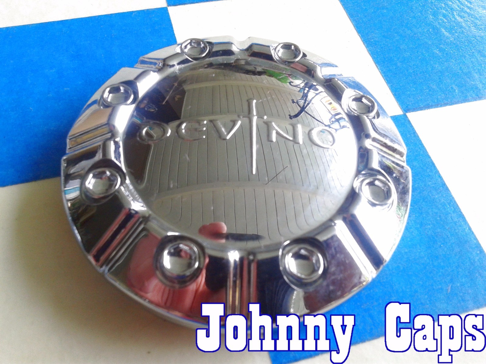 DEVINO Wheels [9] CHROME Center Cap # S507-07 Custom Wheel Center Hub Cap (1)