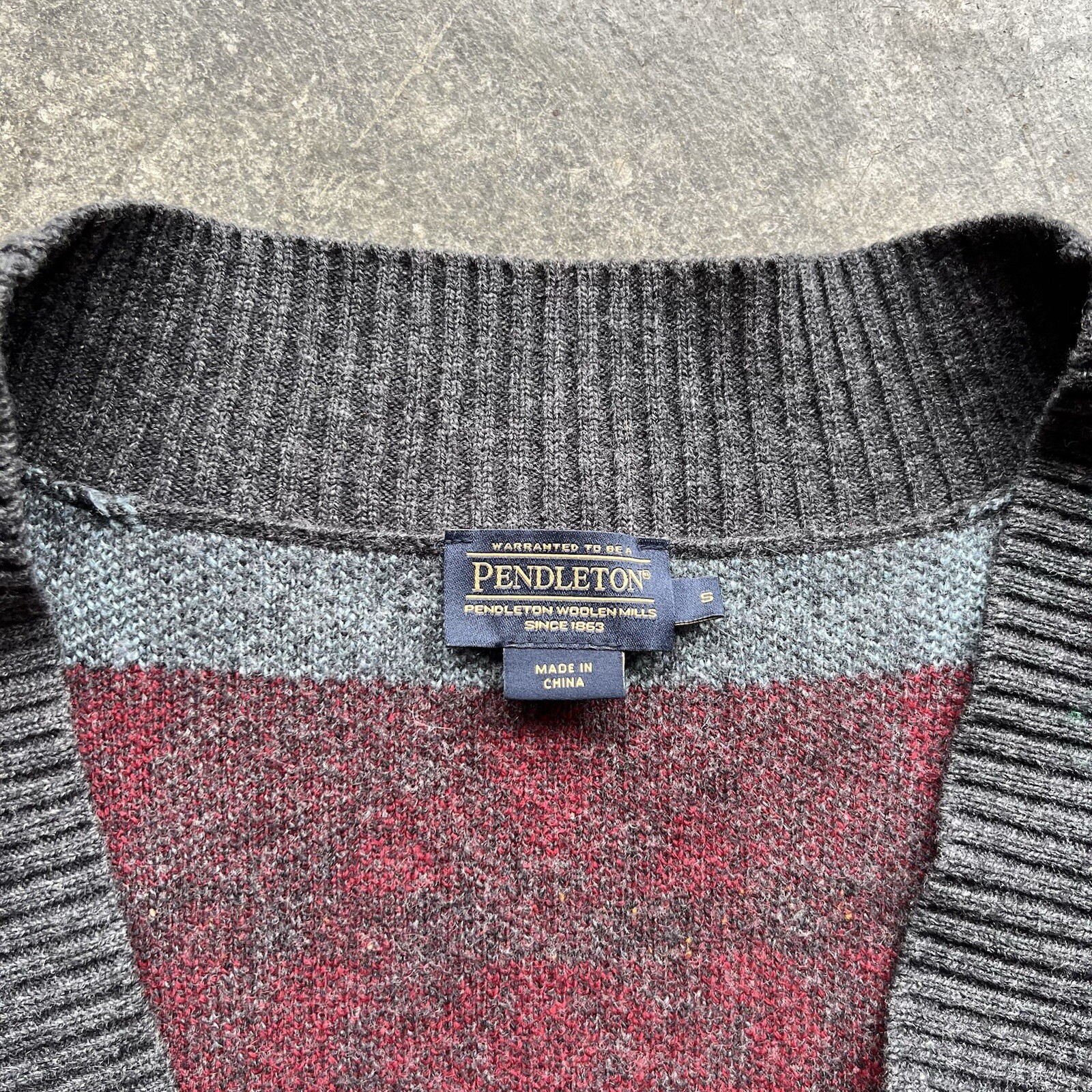 Pendleton Authentic Western Aztec Lamb's Wool Car… - image 5
