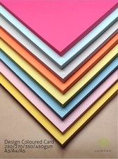 A4 Coloured Craft Card 300g 350g 450g - Choose Colour and Pack size Free P&P