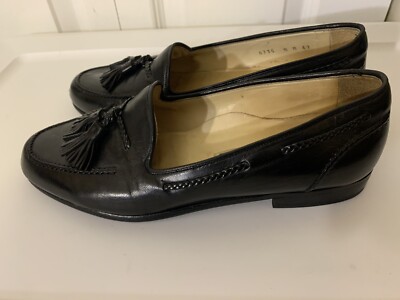 Cole Haan Bragano Mens Sz 12D Black Leather Slip On Tasseled Kiltie‎ Made Italy Cole Haan Bragano Mens Sz 8M Black Leather Slip On Tasseled  main image 3